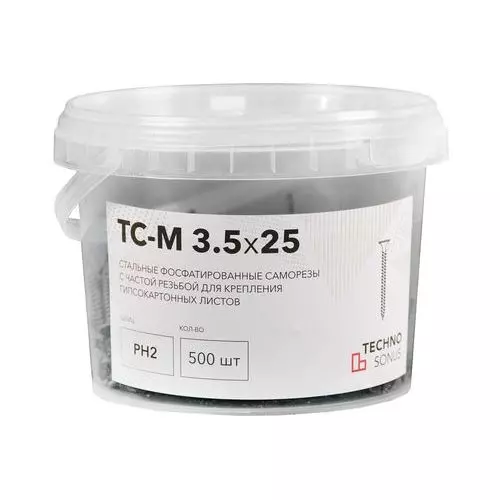 Саморезы ТехноСонус ТС-М 3.5х25 (500 шт.)