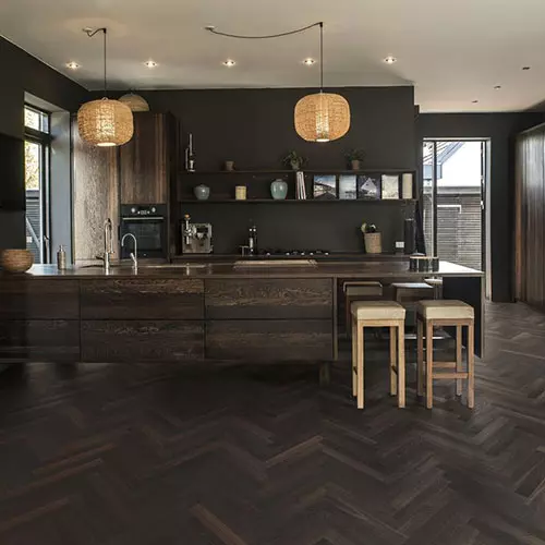 Инженерная доска Kahrs Студио Дуб AB Копченный масло