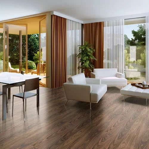 Шпонированная доска на HDF Tilo Орех арт.F1031