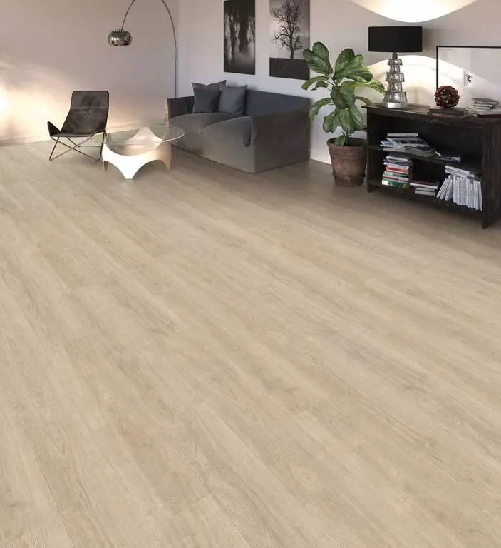 Ламинат Haro Tritty 100 Дуб Элеганза Кремово-Белый 32 класс арт.541475