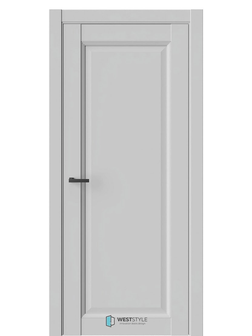 Межкомнатная дверь WestStyle Enika Enika 1 ДГ  Emlayer Серый