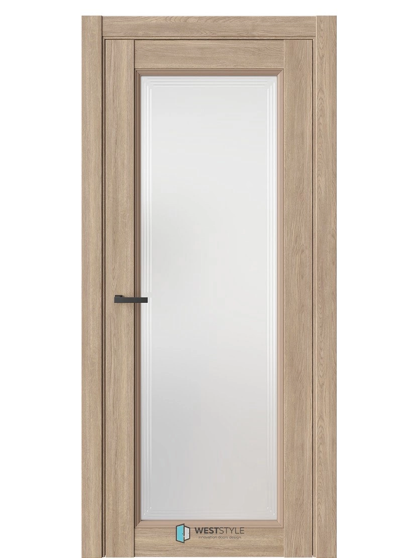 Межкомнатная дверь WestStyle Enika Enika 2 ДО Сатинат Белый Брандо