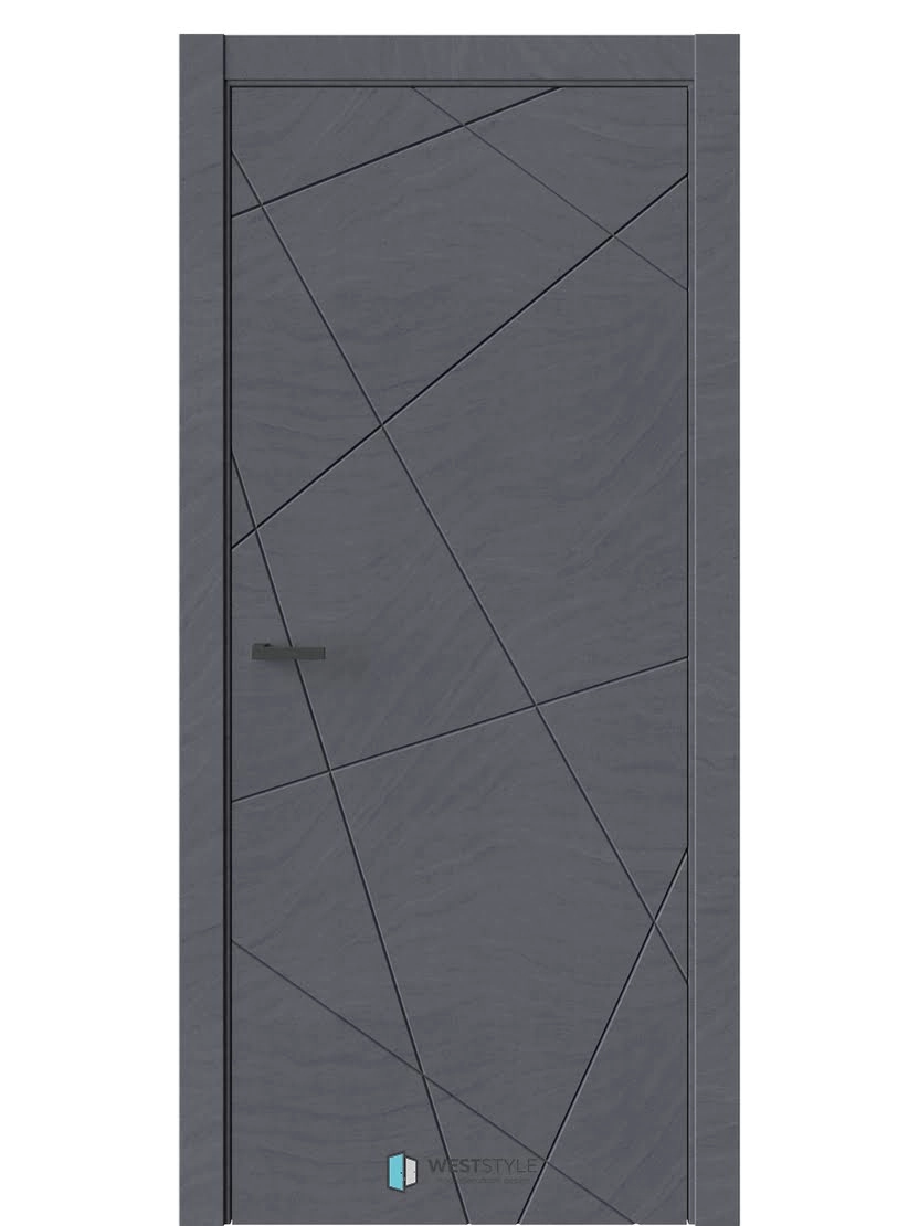 Межкомнатная дверь WestStyle Prime Prime 1 ДГ Стоунлайн дарк