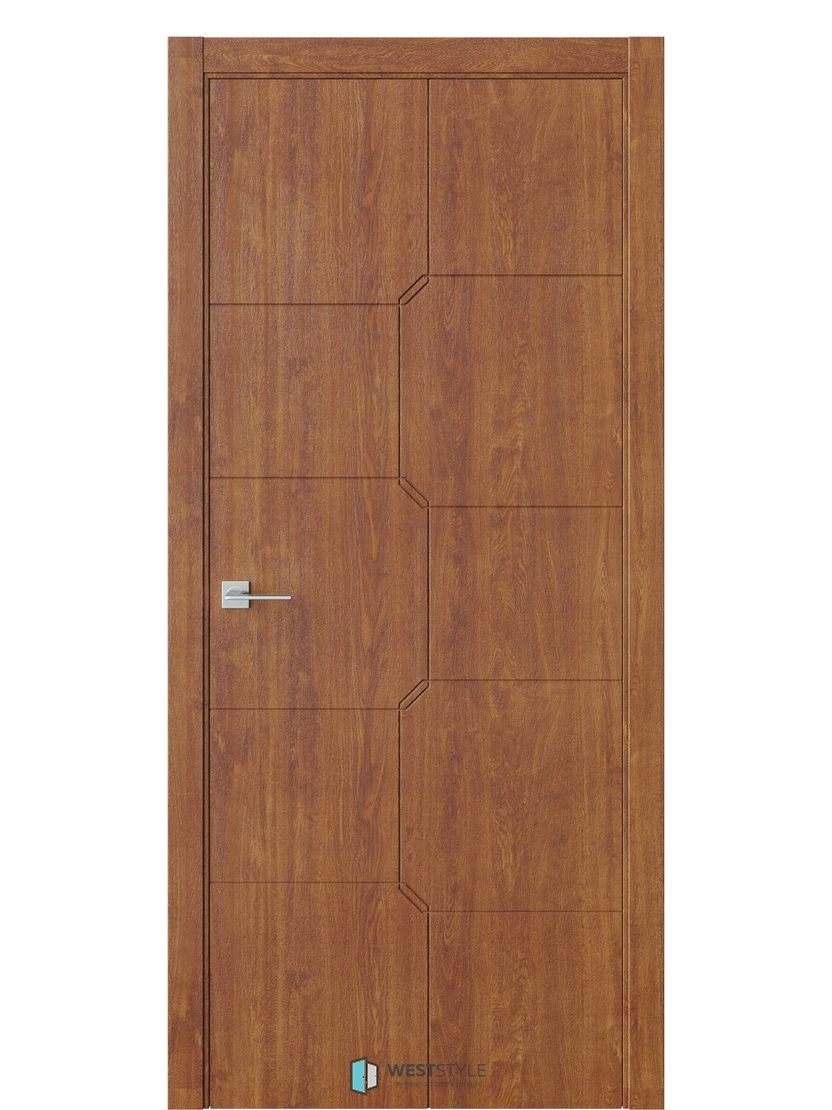 Межкомнатная дверь WestStyle Prime Prime 10 ДГ Золотой дуб